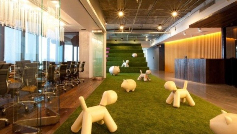 Artificial Grass For Office Buildings In San Diego