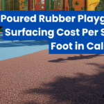 poured rubber playground surfacing cost per square foot