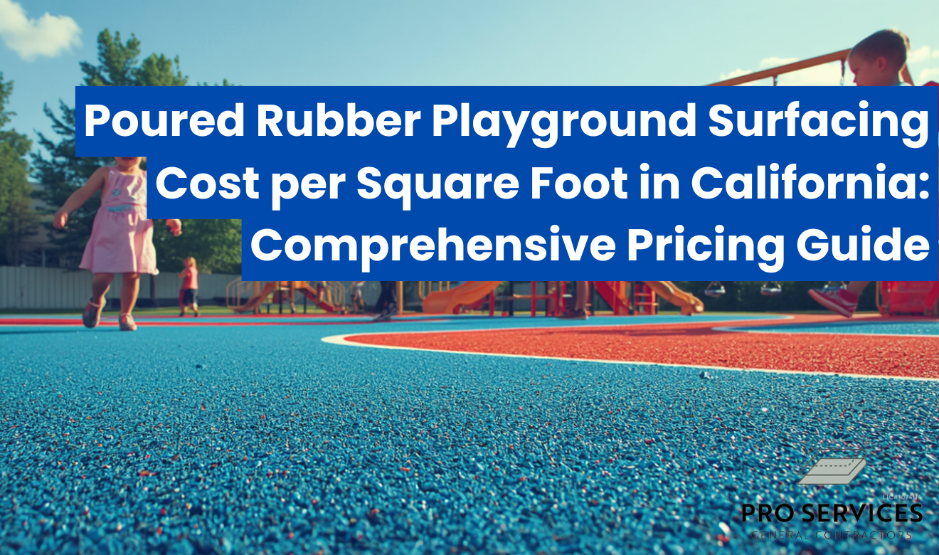 poured rubber playground surfacing cost per square foot
