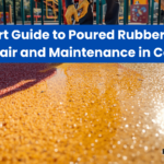 poured rubber surface repair and maintenance