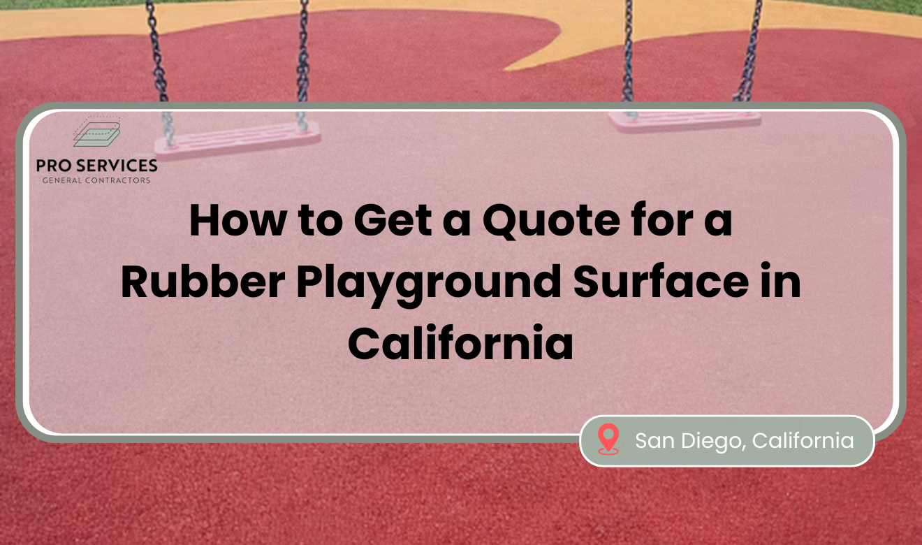 get a quote for a rubber playground surface