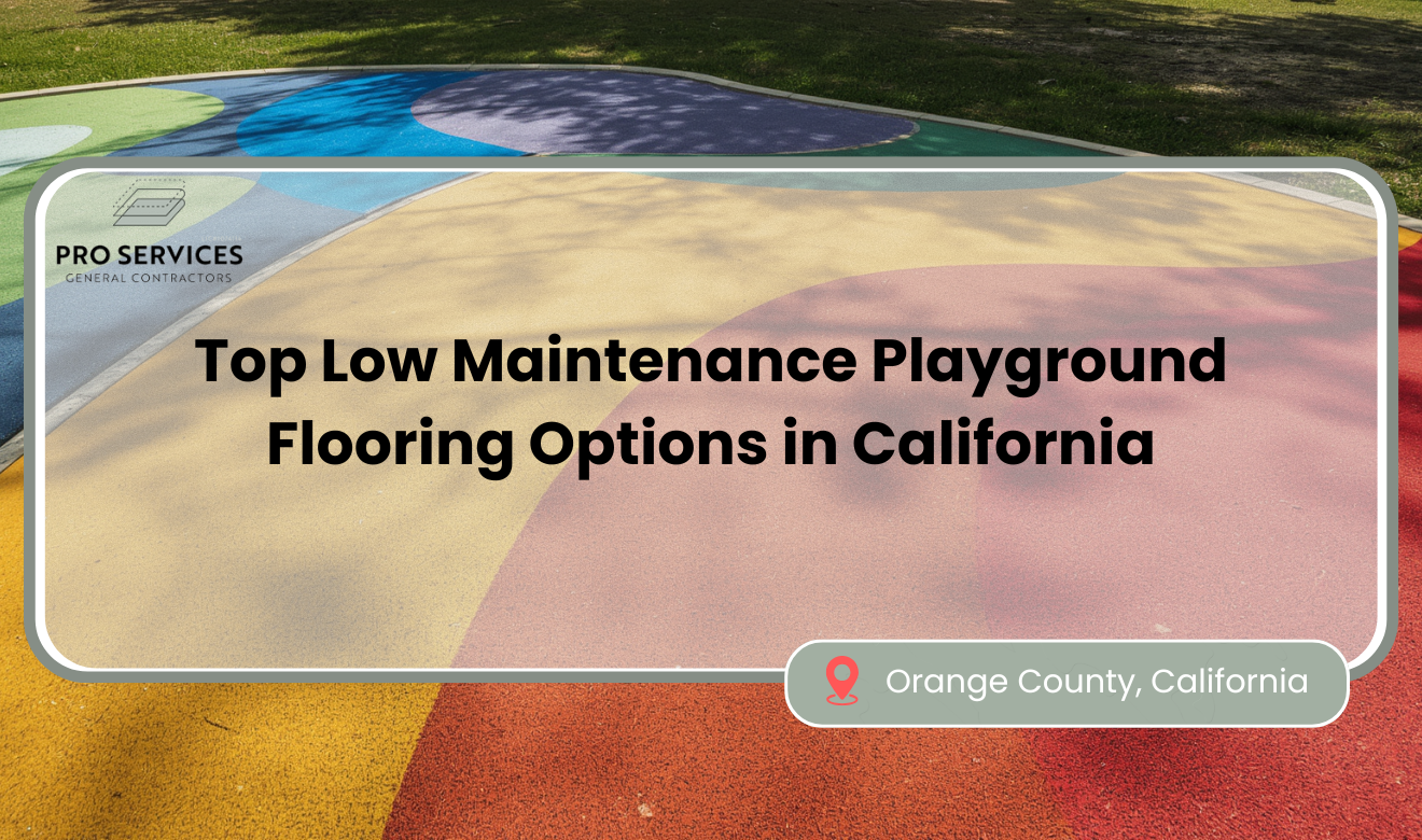 low maintenance playground flooring options