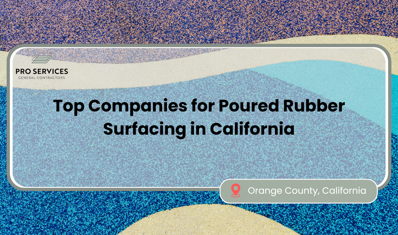 best companies for poured rubber surfacing